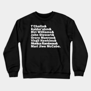 My Name Is My Name: Black Ampersand Crewneck Sweatshirt